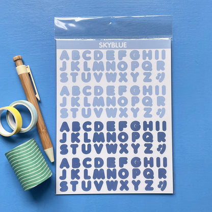 Alphabet Stickers