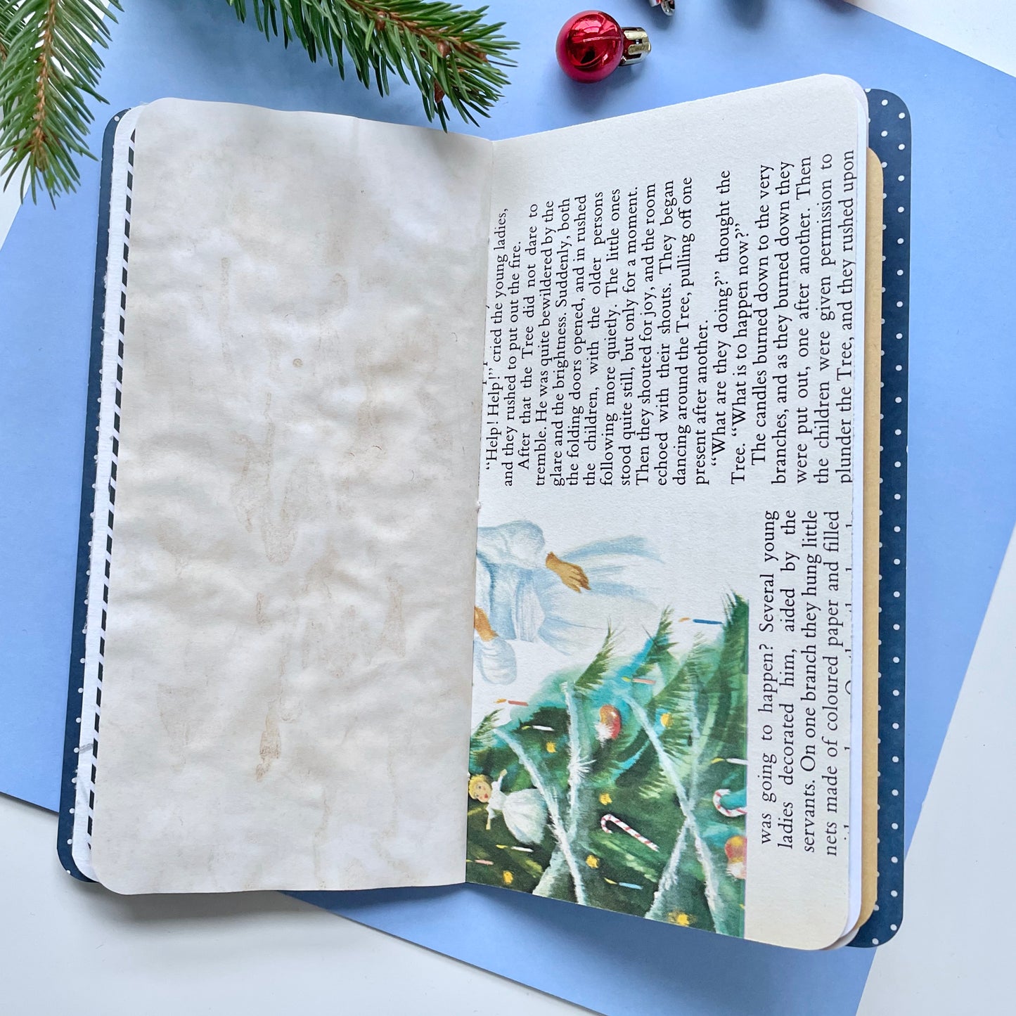 Handmade Christmas Traveler's Notebook Insert