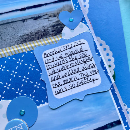 Lined Journaling Frame Die Cuts - Christmas