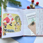 Handmade Christmas Little Golden Book Upcycled Journal