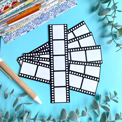Wide Film Strip Ephemera Die Cuts