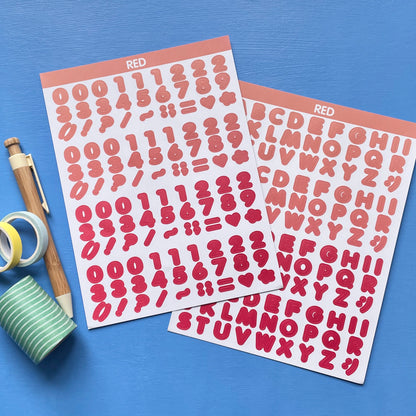 Alphabet Stickers