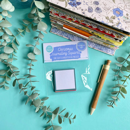 Journaling Square Die Cuts - Christmas