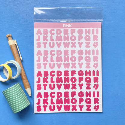 Alphabet Stickers
