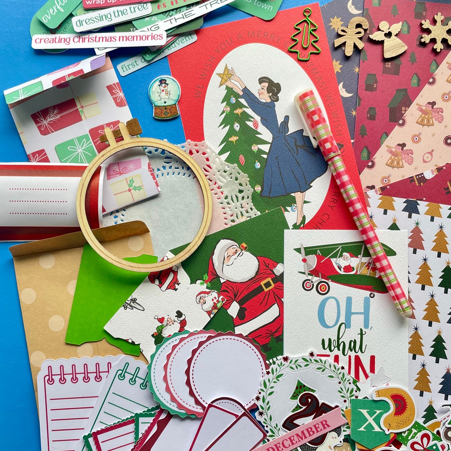 Christmas Festive Journaling Kit - 150+ Pieces