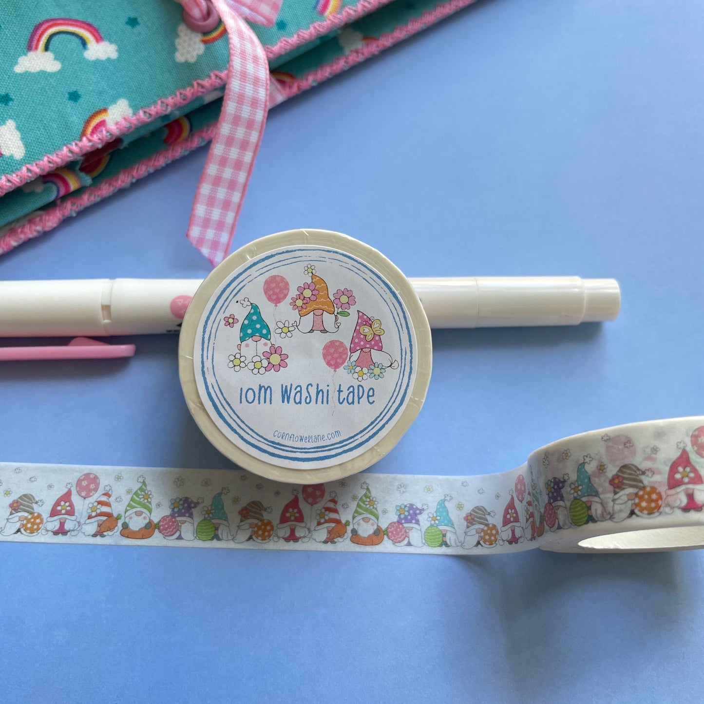 Gnomes with Balloons Washi Tape