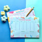 Weekly Goals A4 Planner Pad