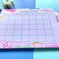 Pink Monthly A4 Planner Pad