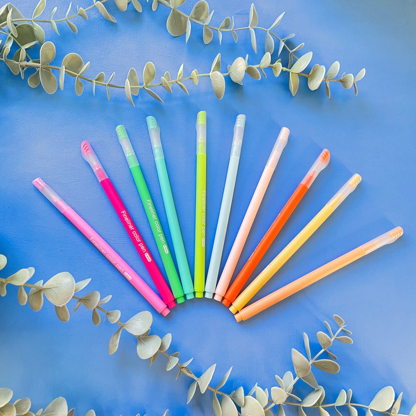 Coloured Fineliner Pens 10 Pack