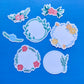 Floral Frames Ephemera Die Cuts