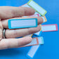 20 Coloured Tag Die Cuts