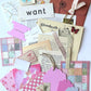Handmade Envelope Vintage Kit - Pink