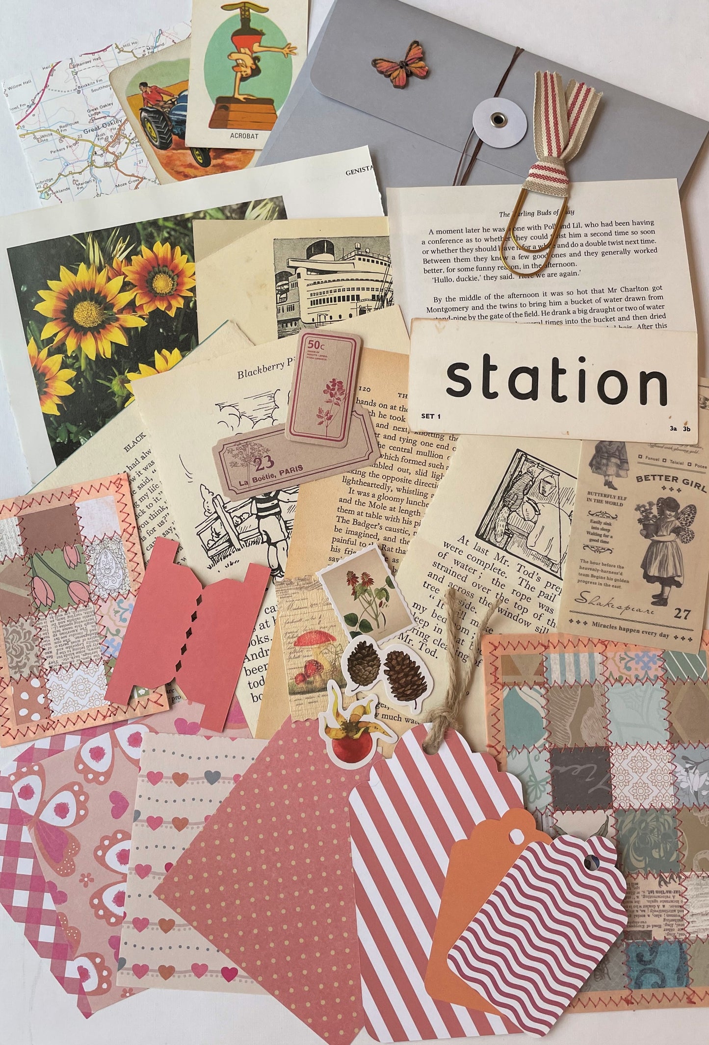 Handmade Envelope Vintage Kit - Orange