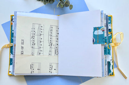 Handmade Soft Cover Journal - Teal