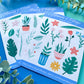 Flowers & Foliage Sticker Set
