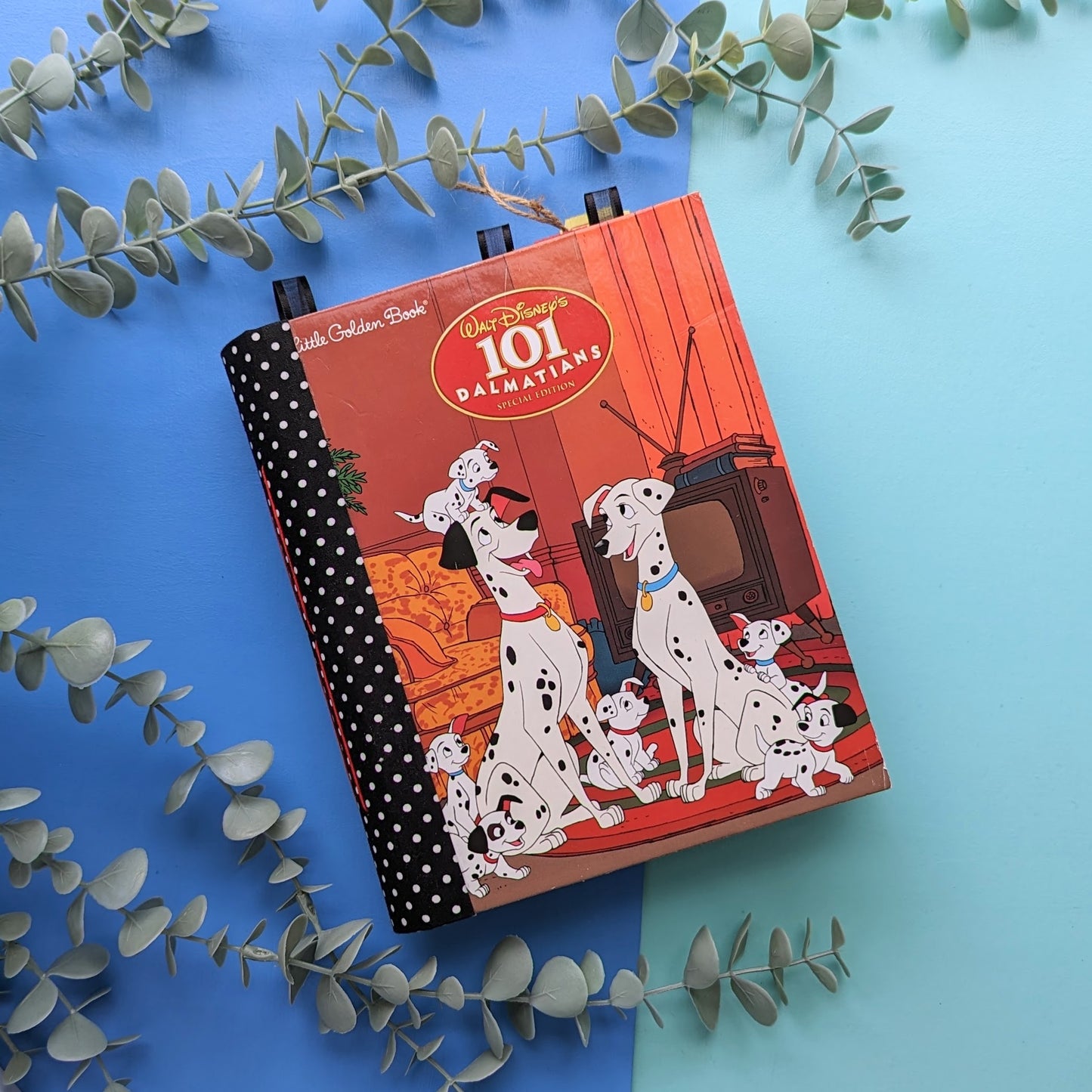 Handmade Upcycled Journal - 101 Dalmations