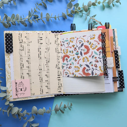 Handmade Upcycled Journal - 101 Dalmations