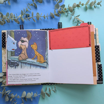 Handmade Upcycled Journal - 101 Dalmations