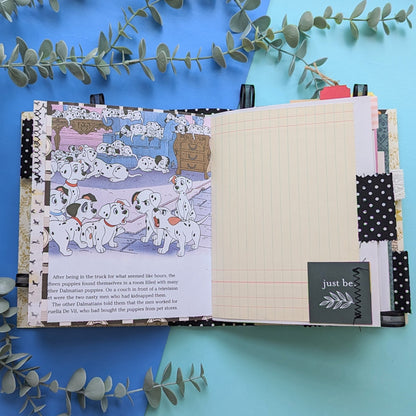 Handmade Upcycled Journal - 101 Dalmations