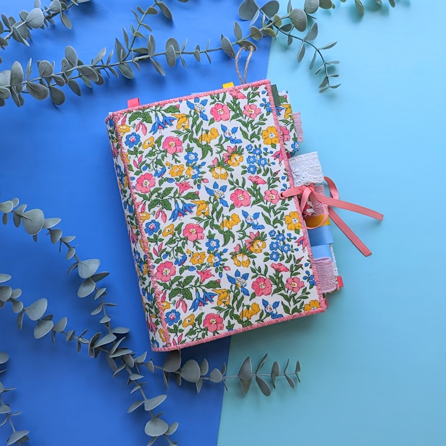 Liberty Fabric Cover Handmade Journal